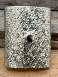 Image 1 of Little Leather Book, Gold Diamonds