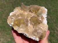 Image 1 of Yellow Cubic Fluorite & Barite Specimen #2508