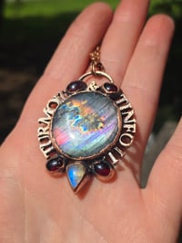 Image 4 of Electroformed TURMOIL and TINFOIL necklace