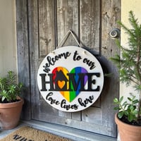 Image 1 of Pride LGBTQ Door Hanger