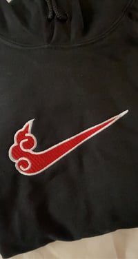 Image 2 of Akatsuki Swoosh Hoodie (Black Only)