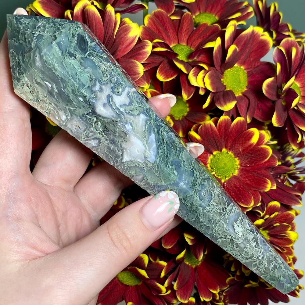 Image of Moss Agate Wand