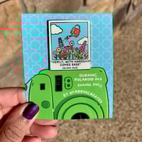 Image 2 of Quran Quote 94:5 Polaroid Hard Enamel Pin