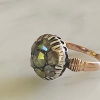 Image 1 of FOILED ROSE CUT DIAMOND RING