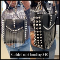 Studded mini handbag 