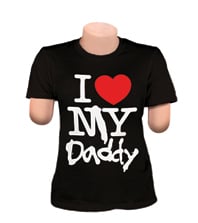 Image of I LOVE MY DADDY T-SHIRT (BLACK)