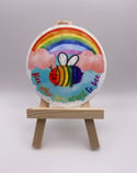 LGBTQ+ Bee Sticker