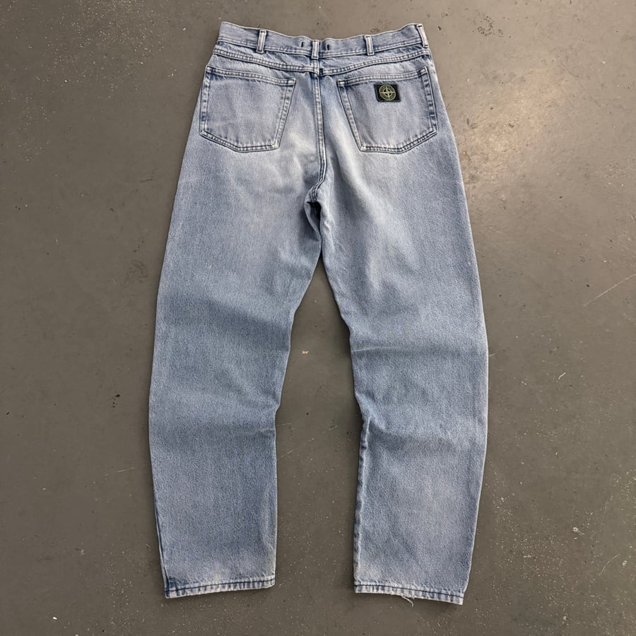 Image of 1990s Stone Island Straight Leg Jeans, size 32x30