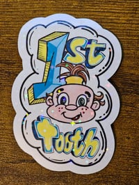1st tooth sticker