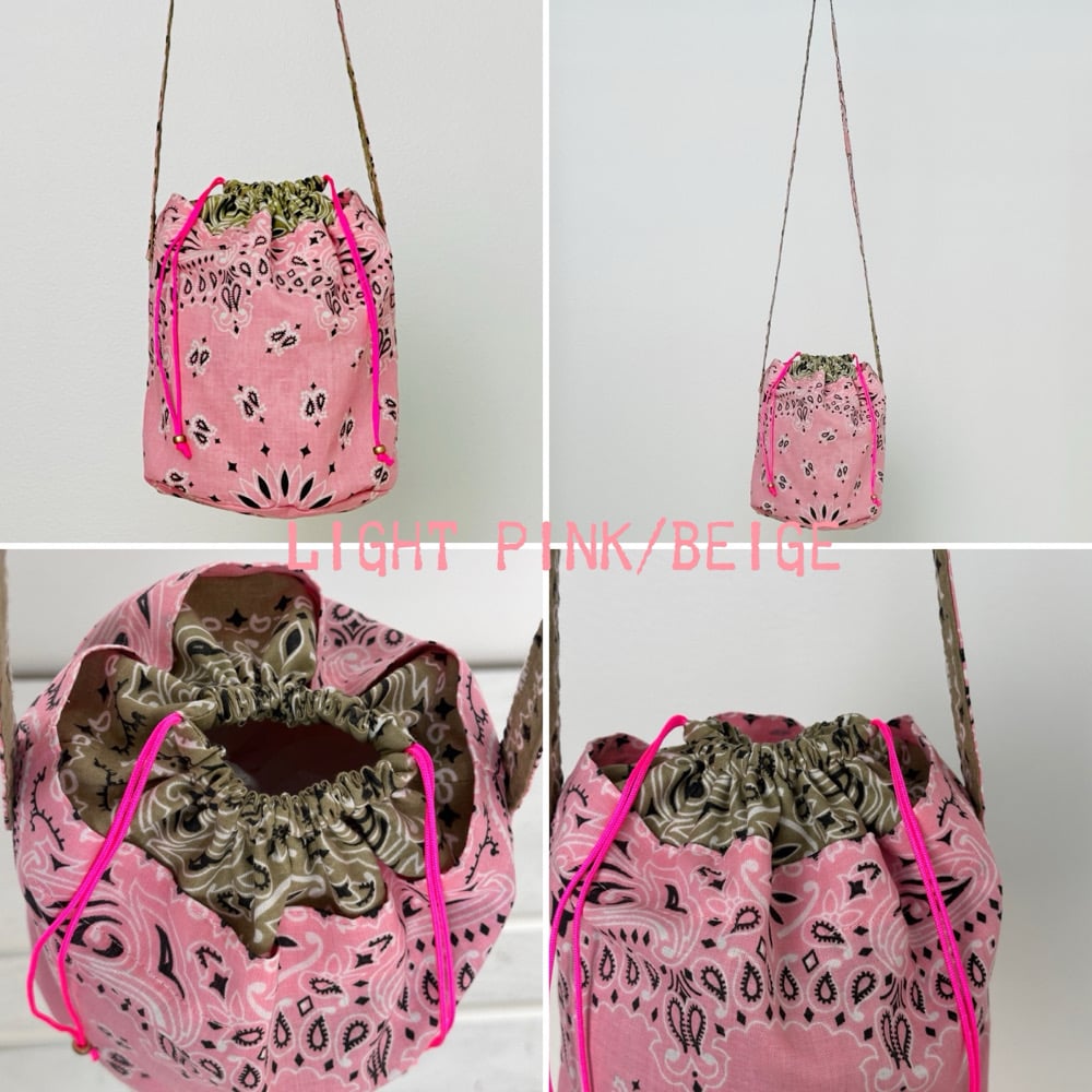 Image of Bandana bucket bag