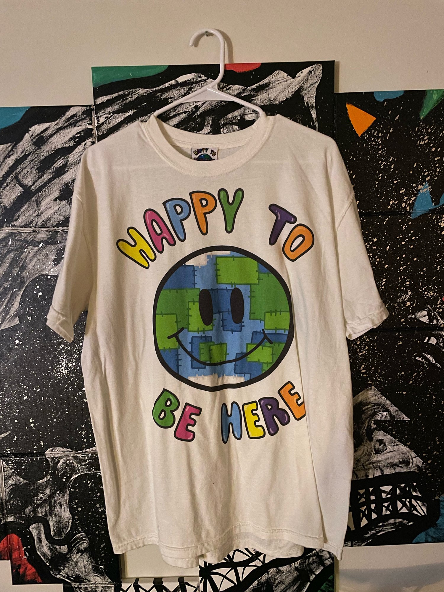 H2BH 'World Happiness' White T-shirt