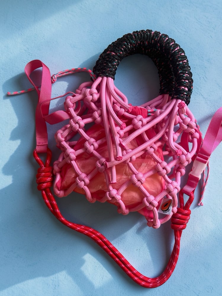 Image of Sunshine Bag- Pink/Black