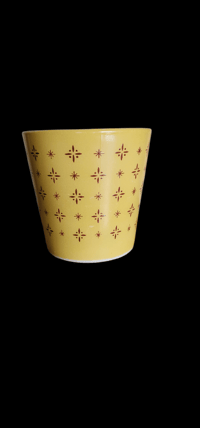 Image 11 of Set of 3 Pyrex Yellow Foulard Atomic Starburst Mugs 