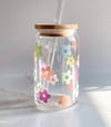 Spring Glass With Bamboo Lid 