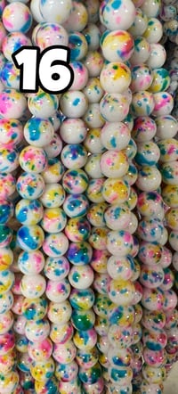 Image 2 of 10mm Multicolor Glass Bead Strands 3