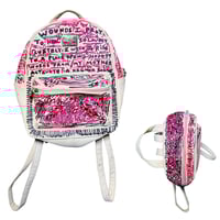 heart shake back pak    //  mini backpack 