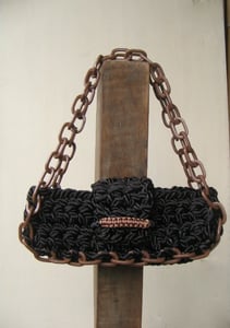 Image of Crochet Clutch Bag