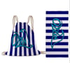 Stripe Towel/Backpack