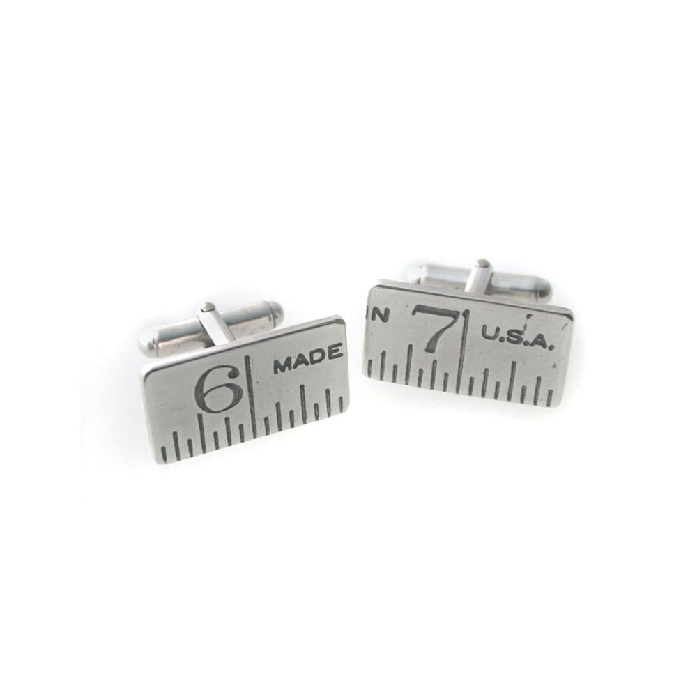 Image of ruler cufflinks