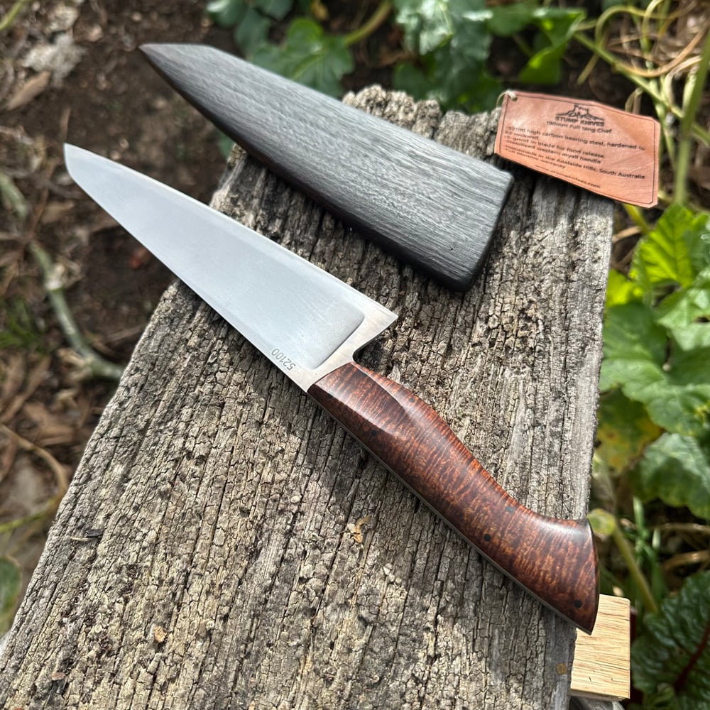 Image of 185mm full tang Chef 52100 Myall