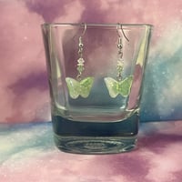 Image 2 of Sparkle Butterfly Earrings