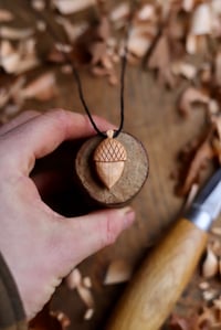 Image 4 of Acorn- Pendant  Necklace 