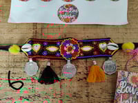 Image 2 of Festie choker pompoms / shells etc