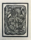 Aliens And Dinosaurs Block Print Set