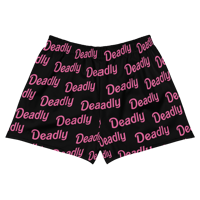 Image 2 of Women’s Athletic Shorts "Deadly Barbz" (Black)