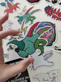 Image 2 of FRANKEN HAND sticker