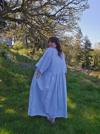 Image 2 of Mint Gingham Boxy Dress