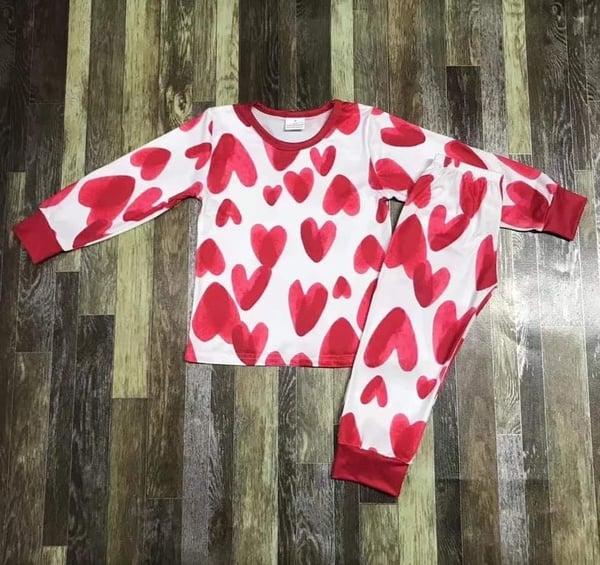 Image of Red hearts set 
