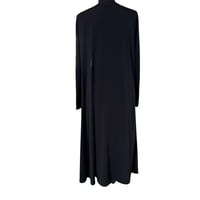 Image 5 of Vintage 1990s Black Long Cardigan Size M - by Madrag - Goth 