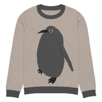 Image 14 of Giant Baby Penguin Knitted crew neck sweater