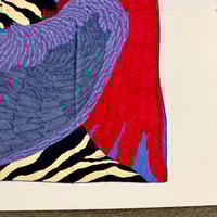 Image 11 of Hermès Cashmere Shawl "Zebra" by Alice Shirley 140cm
