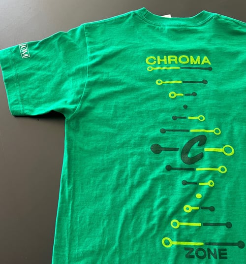 Image of Green CHROMA  ZONE tee