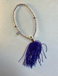 Vintage Juzu Mala Beads From Japan w Purple Tassle