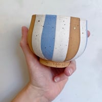 Image 1 of PREORDER//Circus Cup -medium / Babyblue & Cinnamon