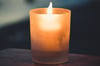 The Luxury Collection Glowing Amber White Frost Candles