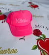 Mikal Monroe Anniversary Trucker (pink/white)
