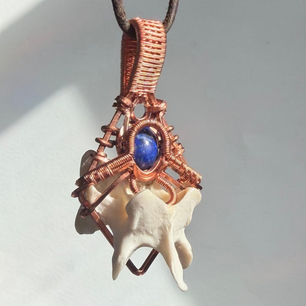 Image of Lapis Lazuli & Vertebrate Pendant