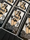 Goth Babe- Laminated Sticker