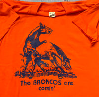 Image 1 of 1980s The Bronco’s Are Comin’ Sz Medium 