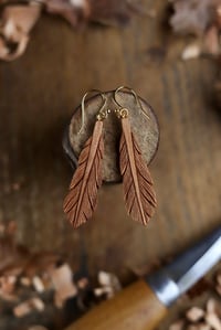 Image 1 of Feather~ Earrings 