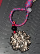Image 4 of Nine-Tailed Fox Obsidian Keychain