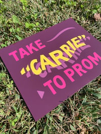 Image 2 of CARRIE themed sign 