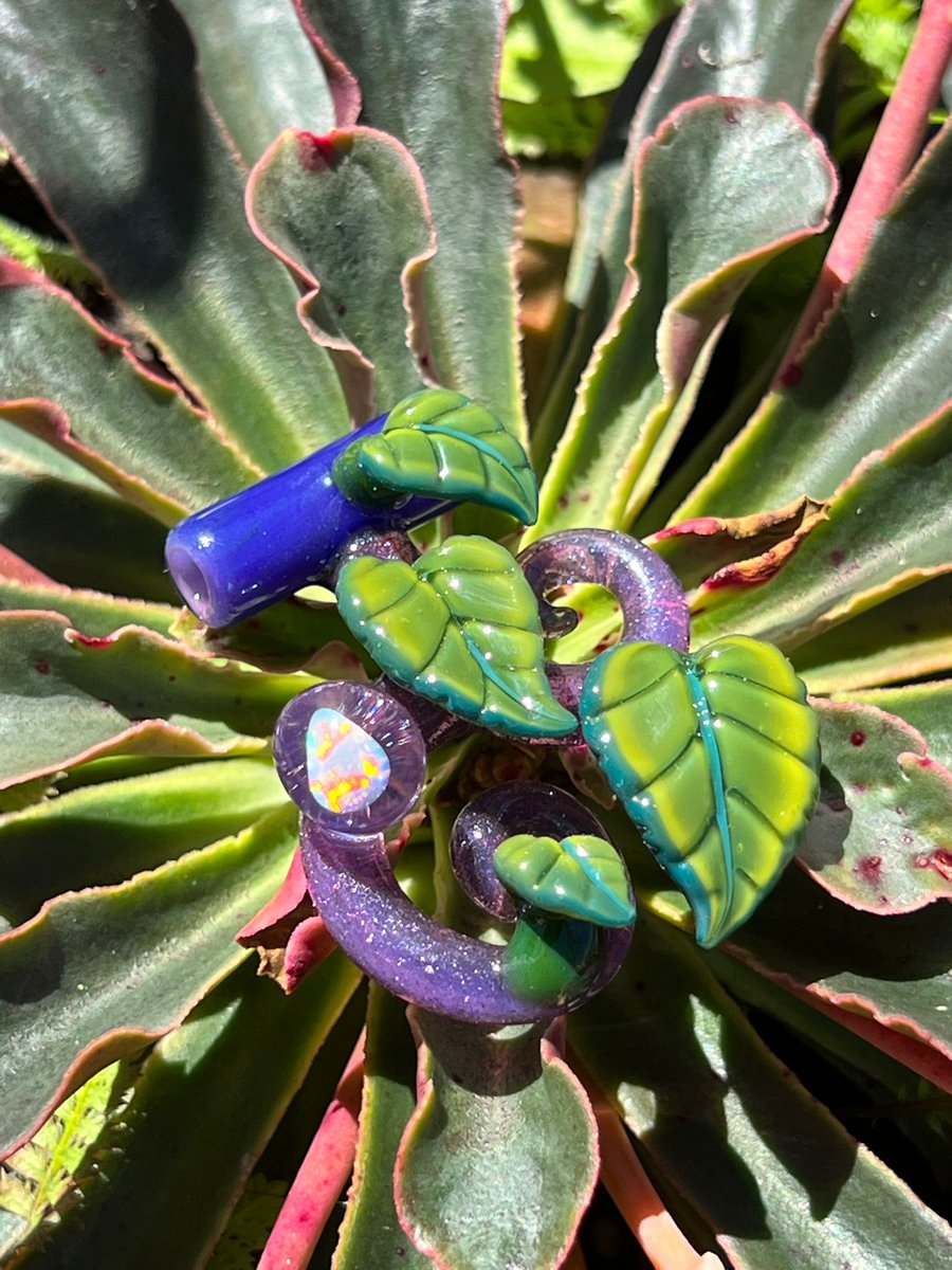 Image of Purple & Green Opal Vine Pendant