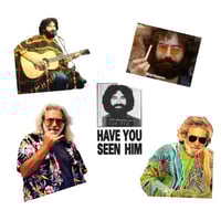 Jerry Garcia 3" Sticker Pack
