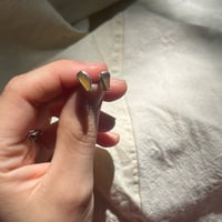Image 2 of AMBER AWRY STUDS