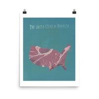 Image 1 of THE UNITED STEAK OF AMERICA POSTER
